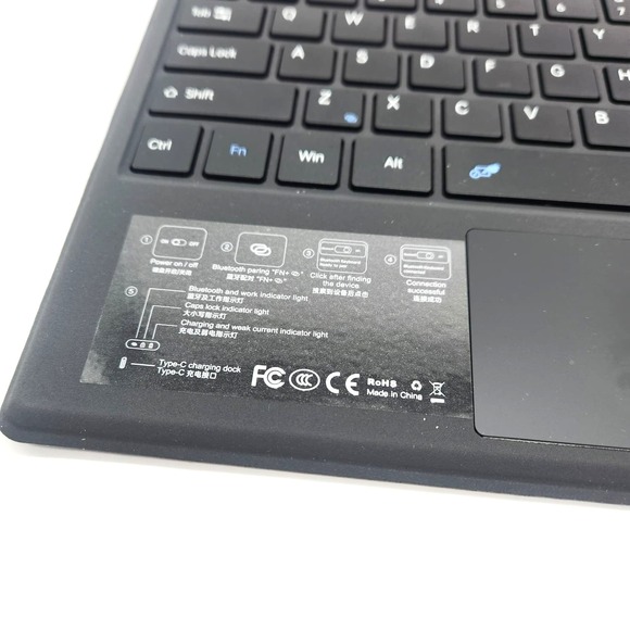 Type Cover Keyboard for Surface Pro 7+/7/6/5/4/3 Wireless 12.3" Black No Backlit - Picture 5 of 15